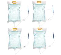 AZIDWERYQ Waterer de l'usine Automatique, 4pcs 3, 5L IV Sac à Goutte à Goutte avec Flux réglables, système d'arrosage en Plastique en Plastique Transparent, Sacs IV Kit d'irrigation pour Sac en