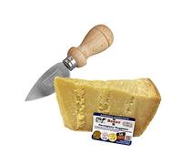 Azienda Agricola BONAT - Parmigiano Reggiano 14/16 Mois 1Kg + Couteau à Fromage en Acier Inoxydable
