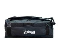 Azimut Outdoor Duffel Travel 80L Noir - Grand Sac de Voyage Étanche et Résistant avec Portage Dos - PVC 500D, Fond Renforcé 900D, Zip Sécurisé - Idéal Trek, Aventure, Soute Avion
