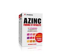 Arkopharma Complément alimentaire Azinc Adulte Vitalité – Vitamines C & E, Zinc – 60 gélules