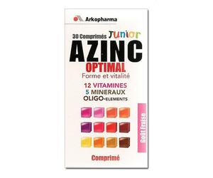 Azinc Optimal Junior 30 Comprimes A Croquer Gout Fraise
