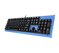 Azio MK HUE USB Anglais Bleu - Claviers (Standard, avec Fil, USB, Clavier mécanique, LED, Bleu)