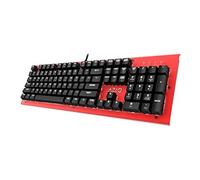 Azio MK HUE USB Anglais Rouge - Claviers (Standard, avec Fil, USB, Clavier mécanique, LED, Rouge)