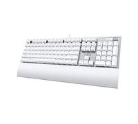 Azio MK MAC USB Anglais Blanc - Claviers (Standard, Avec fil, USB, Clavier mécanique, LED, Blanc)