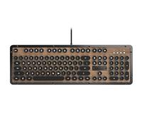 Azio Mk-retro-l-03-us Retro Classique - USB Luxe Vintage rétroéclairé Clavier mécanique Elwood USB Brown/Gray