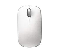 Azio Souris Bluetooth rétro classique (érable) - Sans fil, dessus en cuir véritable avec traceur de précision Pixart (RM-RCM-L-06)