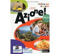 Azione ! Cycle 4 - Manuel 2017 Manuel de l'élève, Edition 2017 - Collectif - Nathan - broché - Scolaire / Universitaire