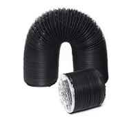 AZITICY Tuyau Flexible de Ventilation de l'Air en Aluminium 150mm Conduit d'Evacuation pour Sèche-linge Extracteur Aérateur d'Air (150mm*6m)