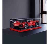 AZIZAT Vitrine en acrylique transparente pour Lego 42143 Ferrari Daytona SP3 (boîte de rangement uniquement, 3 mm) (peintures)