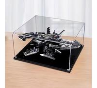 AZIZAT Vitrine transparente en acrylique pour Lego DC Batman 1989 Batwing 76161 Modèle de blocs de construction (boîte de rangement uniquement 3 mm)