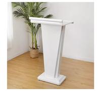 AZJJDP Pupitre Blanc Portable et réglable pour églises, écoles, Restaurants et séminaires - Chaire légère pour Prises de Parole en Public et présentations