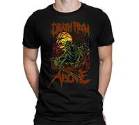 AZKvvKL Grim Reaper Skater Death Skateboarding Men's White Yellow Black Red Mens Women T T-Shirts à Manches Courtes 100% Cotton DTG Printed(Large)