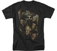 AZKvvKL Grimm Men's Wesen T-T-Shirts à Manches Courtes Black(Medium)