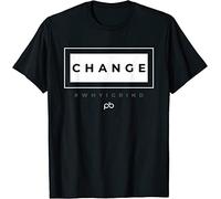 AZKvvKL Why I Grind - Change - Inspirational Motivational Powerful T-T-Shirts à Manches Courtes Black(X-Large)