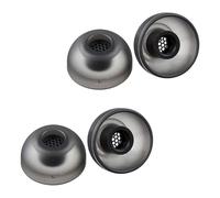 AZLA SednaEarfit MAX TWS 6 Bouchons d'oreille de rechange, pour casque sans fil, en silicone, à réduction du bruit, compatibles avec Sony, Samsung, Sennheiser et Devialet, gris foncé, taille L