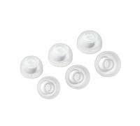 AZLA SednaEarfit MAX TWS 6 Bouchons d'oreille de rechange, pour casque sans fil, en silicone, à réduction du bruit, compatibles avec Sony, Samsung, Sennheiser et Devialet, blanc, S-MS-M