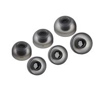AZLA SednaEarfit MAX TWS 6 Bouchons d'oreille de rechange, pour casque sans fil, en silicone, réduction du bruit, compatibles avec Sony, Samsung, Sennheiser et Devialet (gris foncé, MS-M-ML)