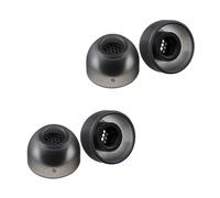 AZLA SednaEarfit MAX TWS 6 Embouts de rechange pour écouteurs sans fil antibruit compatibles avec Sony, Samsung, Sennheiser et Devialet (gris foncé, S)
