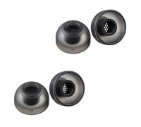 AZLA SednaEarfit MAX TWS 6 Embouts de rechange pour écouteurs sans fil antibruit compatibles avec Sony, Samsung, Sennheiser et Devialet (gris foncé, M)