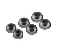 AZLA SednaEarfit MAX TWS 6 Embouts de rechange pour écouteurs sans fil antibruit compatibles avec Sony, Samsung, Sennheiser et Devialet (gris foncé, M-ML-L)