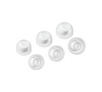 AZLA SednaEarfit MAX TWS 6 Embouts d'écouteurs pour casque sans fil - Embouts de rechange antibruit compatibles avec Sony, Samsung, Sennheiser et Devialet (blanc, SS-S-MS)
