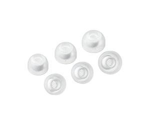 AZLA SednaEarfit MAX TWS 6 Embouts d'écouteurs pour casque sans fil - Embouts de rechange antibruit compatibles avec Sony, Samsung, Sennheiser et Devialet (blanc, SS-S-MS)