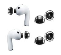 AZLA SednaEarfit XELASTEC II Lot de 2 paires d'embouts en TPE pour AirPods Pro 3 avec ajustement automatique, confort amélioré et isolation phonique - Silicone de qualité supérieure