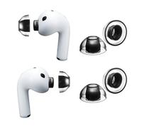 AZLA SednaEarfit XELASTEC II Lot de 2 paires d'embouts en TPE pour AirPods Pro 3 avec ajustement automatique, confort amélioré et isolation phonique - Silicone de qualité supérieure (taille L)