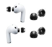 AZLA SednaEarfit XELASTEC II Lot de 2 paires d'embouts en TPE pour AirPods Pro 3 avec ajustement automatique, confort amélioré et isolation phonique - Silicone de qualité supérieure