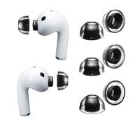 AZLA SednaEarfit XELASTEC II Lot de 3 paires d'embouts en TPE pour AirPods Pro 3 avec ajustement automatique, confort amélioré et isolation phonique - Silicone de qualité supérieure (MS/M/ML)