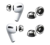 AZLA XELASTEC 2 embouts auriculaires pour AirPods Pro 1ère et 2ème génération - Embouts de rechange monobloc AirPod de qualité supérieure avec ajustement amélioré, confort et isolation du bruit - avec