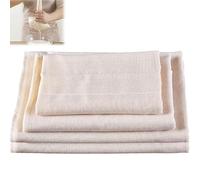 Azlanway Etamine Alimentaire, 4 pcs 50x50 cm Réutilisable Mulltuch, Étamines à Fromage, Feines Filtertuch zum Sieben von Saft, Käse, Tee, Nussmilch, Suppe, Joghurt & Beurre