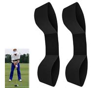 Azlanway Lot de 2 bandes de connexion pour entraînement au swing de golf, sangle élastique correcteur de posture pour améliorer la mécanique du swing, la mémoire musculaire pour les débutants, hommes