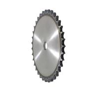 AZLHV 1 pièces 10-25 Dents Trou de processus 10A entraînement par chaîne pignon Plat Rouleau chaîne Pas d'engrenage 15.875mm A3 Acier pignon Industriel(18 Teeth (Bore 14mm))