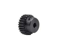 AZLHV Engrenage Droit en Acier à 1 Module, engrenage à pignon en métal 15-35T, alésage étagé de 4 à 15 mm, engrenage de Transmission de Moteur Convexe(5mm,18 Teeth-2pcs)