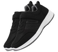 AZMAHT Chaussures Orthopédiques Unisexe Chaussure Pied Large Femme Chaussure pour Pied Gonflé orthopédiques Confortables réglables en Mousse à mémoire de Forme Extra largessandale,Men Black,41/255mm