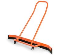 AZMANI Raclette pour Court de Tennis, décapant pour Sol en Aluminium avec Lame en Mousse EVA, Orange