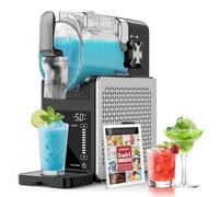 Azmsary Slush Machine - Machine à slushie de 2,5 L, pas besoin de glace, avec écran LED, 6 programmes prédéfinis pour margaritas, frappés, milkshakes, fonctionnement à un bouton, nettoyage