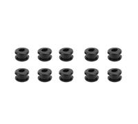 AZMUDE Remplacement des amortisseurs de ventilateur de plafond, joints d'étanchéité du ventilateur à faible bruit pour réduction du bruit Matière en caoutchouc durable Facile pour (Black 10PCS)