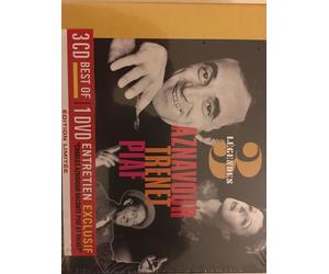 Aznavour Trenet Piaf 3cd Best Of + 1 Dvd Édition Limitée