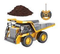 Aznever Camion Électrique pour | Pelleteuse avec Lumiere et Sons - Camion Benne Jouet avec Plateau en Métal et Batterie Rechargeable,pour de 4 a 12 Ans Cadeaux de Noel et