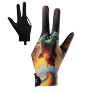 Aznever De Billard pour Main Gauche, Moufles De Billard 3 Doigts pour Hommes, s Élastiques Respirants pour Cyclistes Golfeurs Sportifs Hommes Femmes Adultes Adolescents