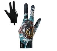 Aznever Gants de Billard - Moufles De Billard 3 Doigts pour Hommes,Gants Élastiques Respirants pour Cyclistes Golfeurs Sportifs Hommes Femmes Adultes Adolescents
