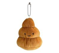 Aznever Porte-clés pour Animaux en Peluche, d'animaux en Peluche en Forme de Caca, Pendentifs de Sac de Merde bizarres, Porte-clés en Peluche de Cadeau d'anniversaire drôle de Dessin animé