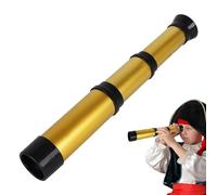 Aznever Télescope Pirate | Télescope rétro Portable réglable,Jouet rétractable Spyglass Pliable pour, Jouets scientifiques éducatifs pour de 2 à 12 Ans