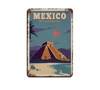 AZOLID Plaque en métal rétro pour bar, pub, dîner, café, maison, salle de bain et chambre 14 x 20 cm