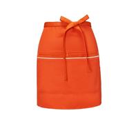 Azonelife Court Tablier Taille, Durable Patisserie Chef Tablier, Demi Tablier de Cuisine avec 2 Poches, Barbecue Barman Serveur Tablier pour Café Bar Restaurant Boulangerie (Orange)