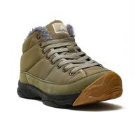 Azooken Bottes Hiver Homme Femme Bottes de Neige Trekking Randonnée Chaussures Outdoor Boots Fourrure Cuir Imperméable Sneakers(6119-Army Green43)