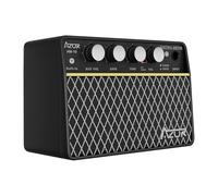 AZOR Amplificateur de guitare 10 W USB-C rechargeable, mini amplificateur de guitare électrique 6H fonctionnant sans fil avec canaux de nettoyage/lecteur avec sortie casque 3,5 mm/prise auxiliaire