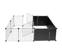 Azor parc pour animaux de compagnie noir 1 pc